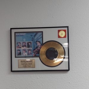 Elvis Presley That's All Right 24kt Gold Platted