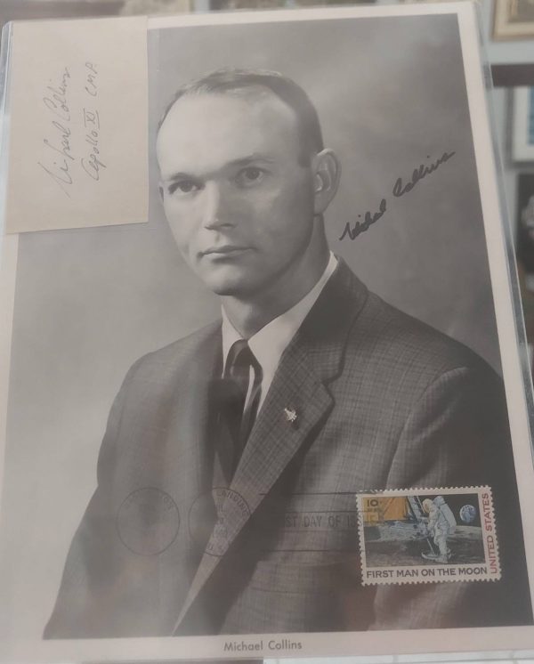 Signed Neil Armstrong & Michael Collins Photo - Image 2