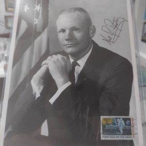 Signed Neil Armstrong & Michael Collins Photo